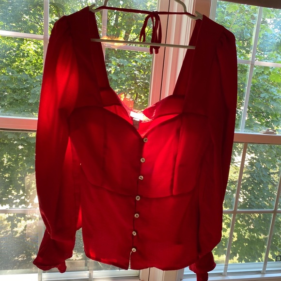 Red Blouse - Picture 3 of 5